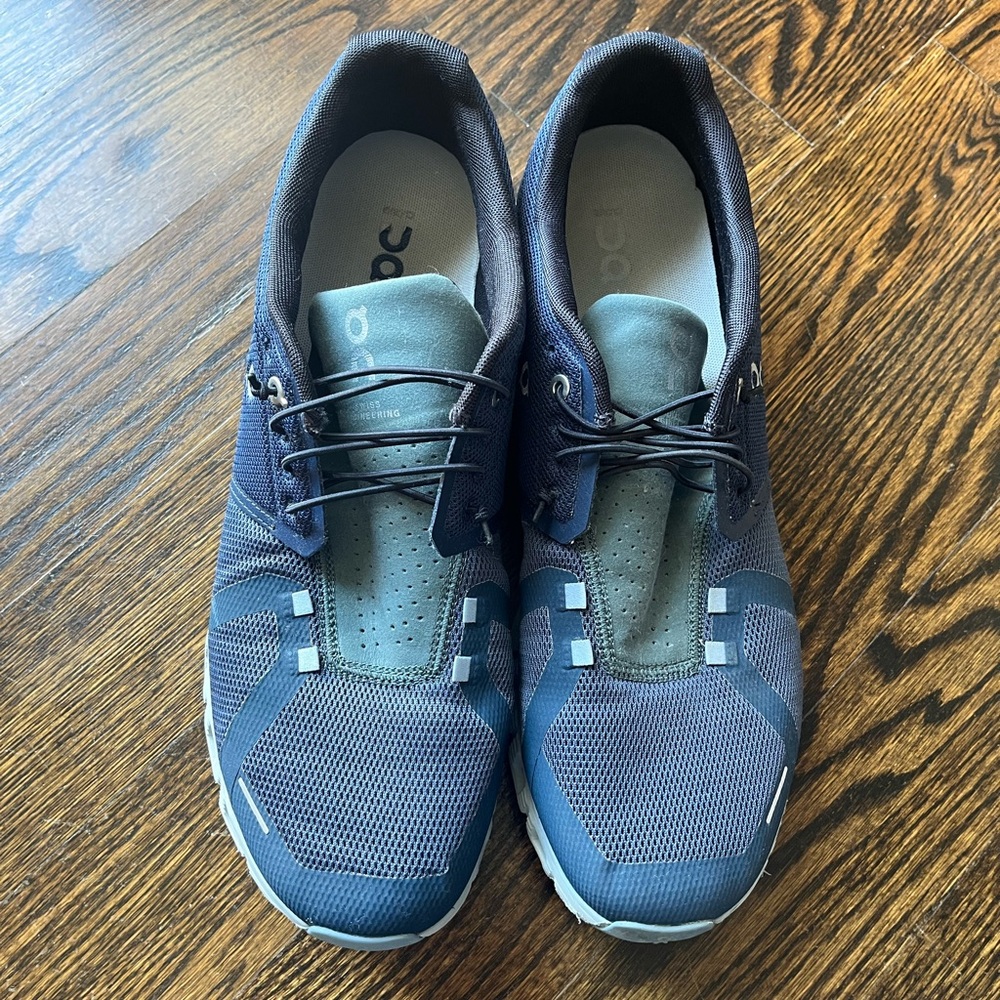 On Cloud 5 Shoes Men's 13 Navy Blue Athletic Running Sneakers Gym Trainers